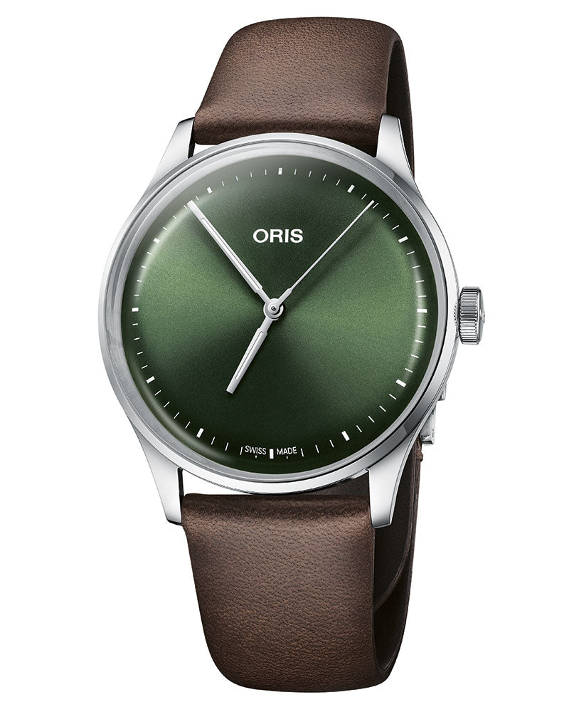 Oris Artelier S steel green dial