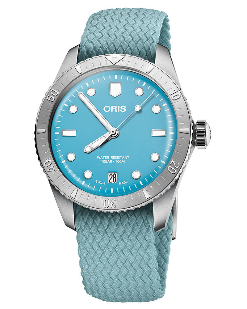 Oris Divers Sixty-Five Cotton Candy Steel