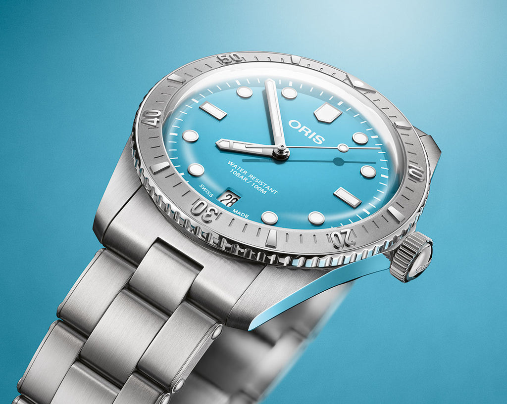 Oris Divers Sixty-Five Cotton Candy Steel