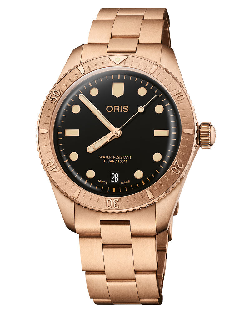 Oris Divers Sixty-Five Cotton Candy Sepia bronze bracelet