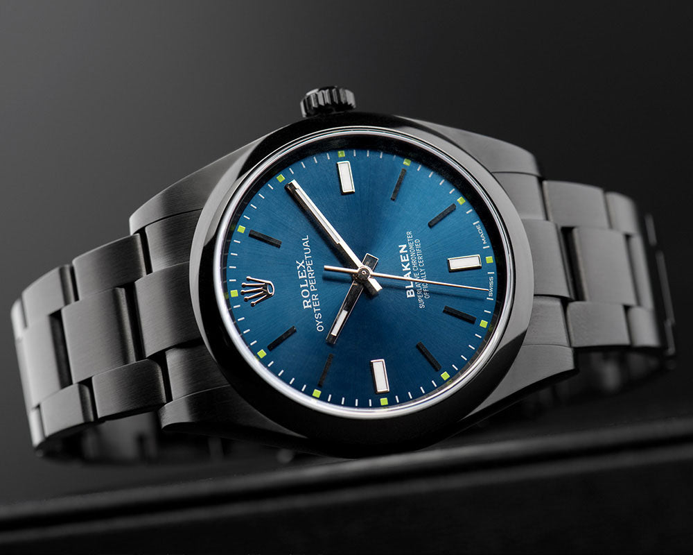 Oyster Perpetual Black and Blue | Blaken | Goldsmith &