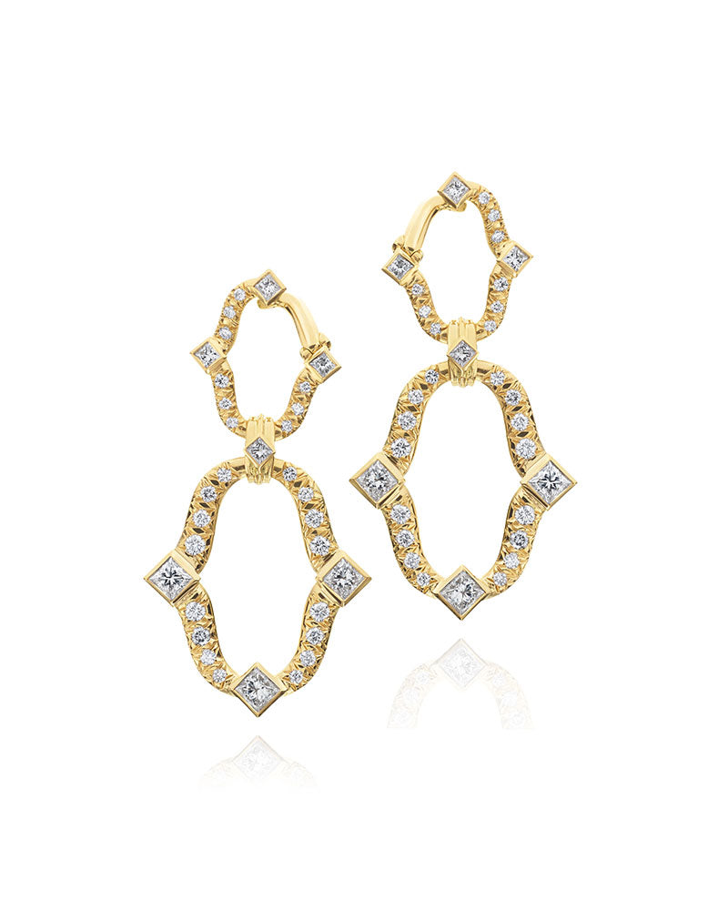 Gumuchian Secret Garden Diamond Earrings