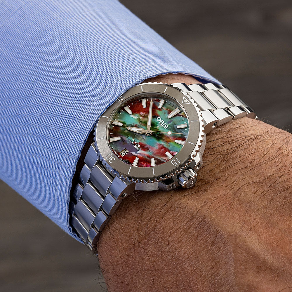 Oris aquis date upcycle Clearance