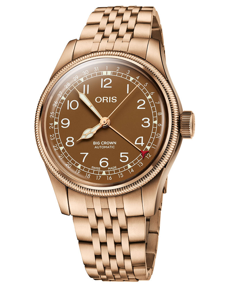Oris Big Crown Pointer Date Bronze Collection Brown Dial