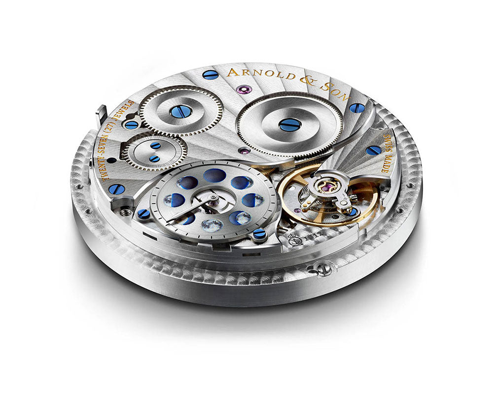 Arnold & Son Perpetual Moon Stainless Steel - movement back