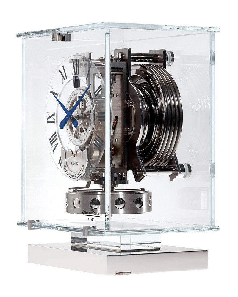 Jaeger-LeCoultre Atmos Classique Transparente Phases de Lune Glass Table Clock